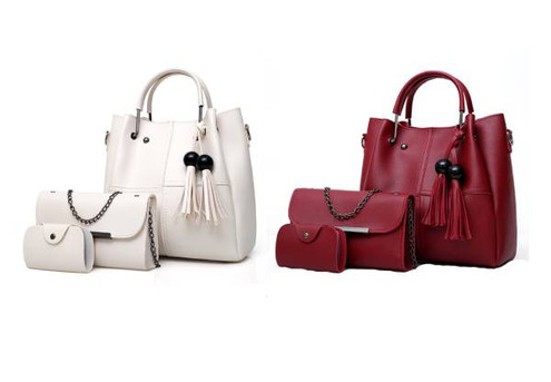Women's Three-Piece Bag Set - Six Colours Available