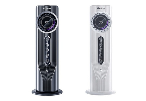 Bladeless Desk Tower Fan with Six-Speeds - Two Colours Available