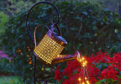 Outdoor Solar LED Garden Kettle Light