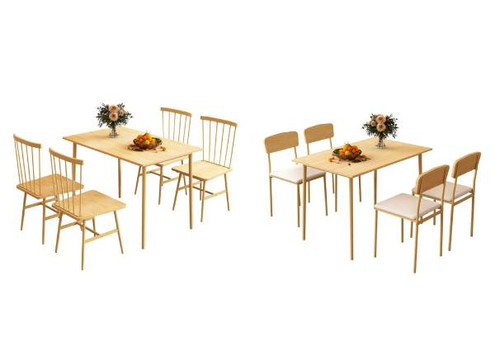 Five-Piece Dining Table & Chairs Set - Two Styles Available