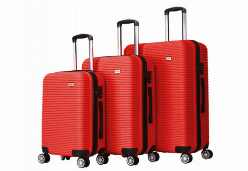 Horizon Three-Piece Travel Luggage Set - Six Colours Available