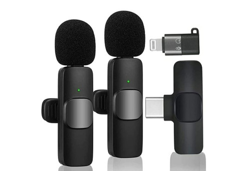 Wireless Microphone Compatible with TYPE-C & iPhone