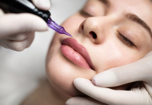 One Semi-Permanent Lip Blush & Lip Neutralisation Session - Option for One session of Upper or Lower Eyeliner & Beauty Spot