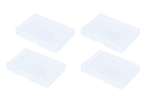 Four-Pack Face Mask Storage Clear Case - Two Sizes Available
