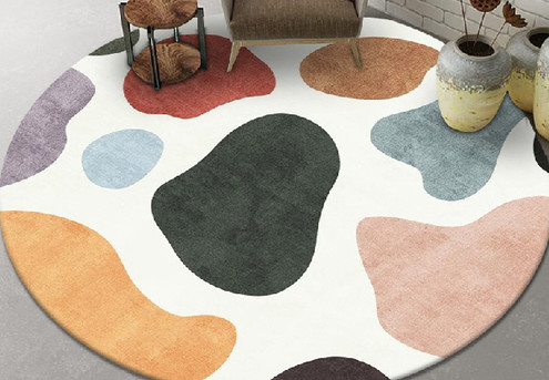 Nordic Round Carpet - Available in Four Styles & Four Sizes