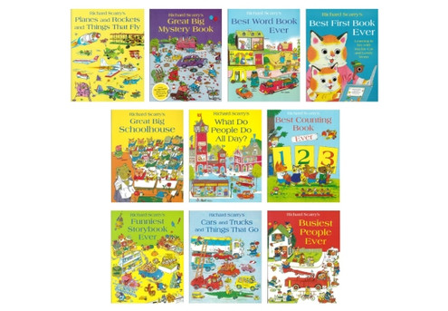 Richard Scarry's Best 10 Book Collection - Elsewhere Pricing $108