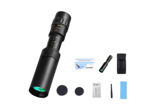 Portable 10-300X Zoom HD Monocular Telescope