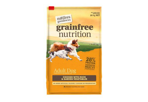 Natures Goodness Grain-Free 20kg Chicken with Duck & Garden Vegetables Dry Dog Food
