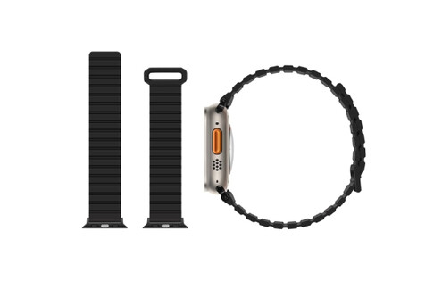 Magnetic Silicone Watch Band Compatible with Apple