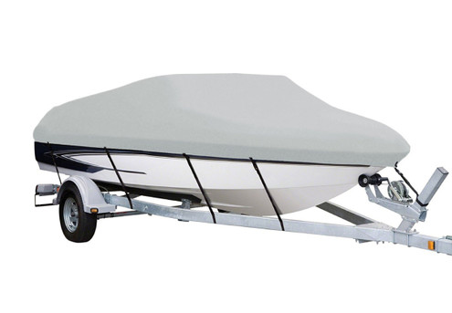 Water-Resistant 600D Trailerable Boat Cover - Eight Sizes Available
