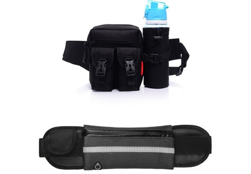 Sports Waist Bag Range - Two Styles & Two Colours Available