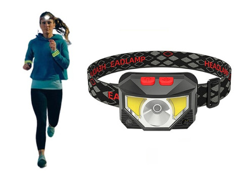 Rechargeable LED Headlamp with Motion Sensor - Option for Two-Pack