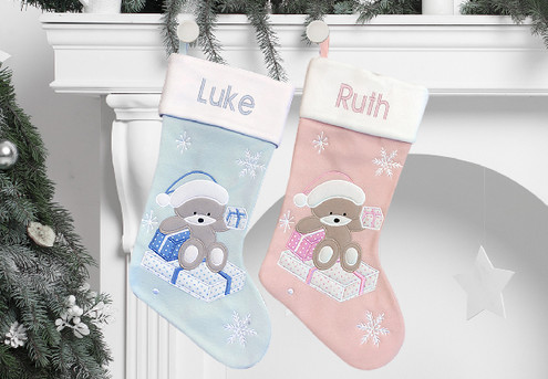 Personalised Kids Christmas Stocking - Available in Two Options