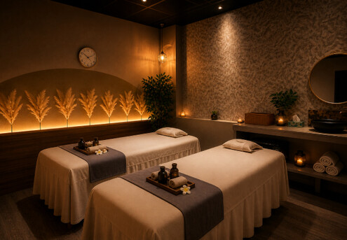 Couples Relaxation Massage Package in Wairau Valley with Sauna & Complimentary Tea & Cookies - Options for Two Couples (Four People), or Traditional Thai Massage Experience
