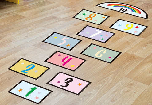 Children's Numerical Floor Hopping Game - Three Styles Available