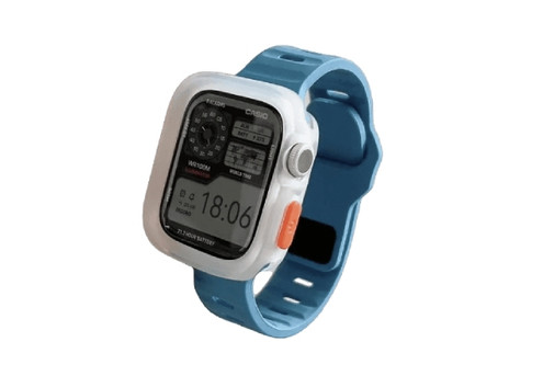 Case & Strap Compatible with Apple Watch - Available in Four Colours, Three Sizes & Option for Two-Pack