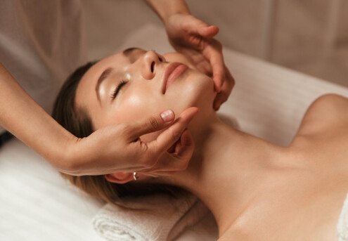 60-Minute Glass Skin Peel Facial Treatment & LED Light Rejuvenation