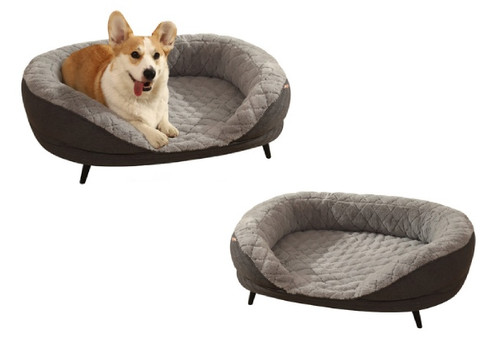 Pet Scene Raised Pet Soft Cushioned Couch