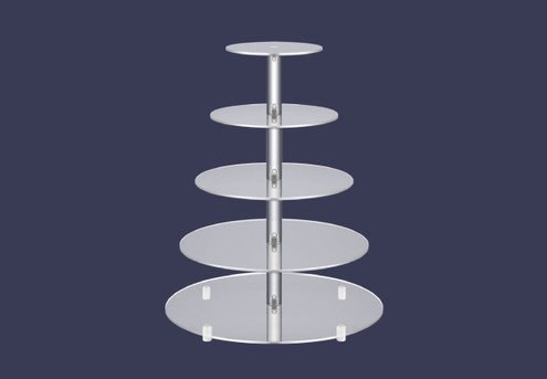 Five-Tier Acrylic Cupcake Stand