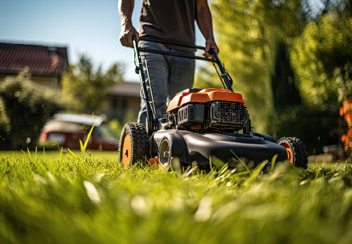 300 Square Metres Lawn Mowing Package incl. Edge Cut & Blow - Options for up to 800 Square Metres or Weed Spray Service