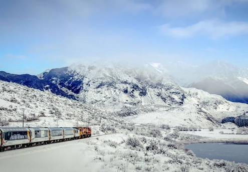 Three-Night TranzAlpine West Coast Package for Two-People incl. TranzAlpine Train from Christchurch to Moana, 2-Nights at Hotel Lake Brunner, Hot Tub, $100 Food Voucher, 1-Night at Scenic Hotel Punakaiki & TranzAlpine Train Greymouth to Christchurch