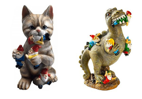 Gnome Eaters Garden Statue Range - Two Options Available