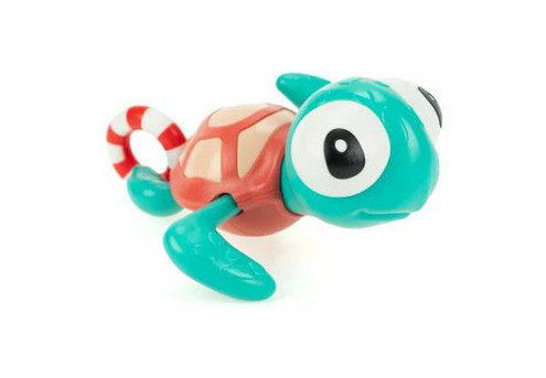 Turtle with Pull String Swim Ring Bath Toy