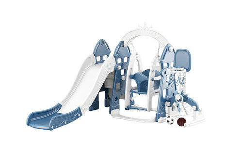 Four-in-One Kids Slide & Swing Playset