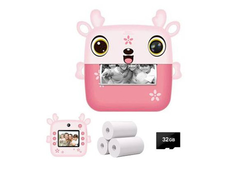 Kid's Instant Dual Print Camera - Two Colours Available