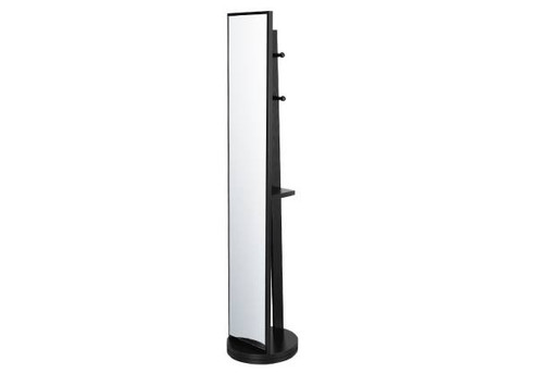 Large Full-Length Rotating Mirror with Storage  - Available in Two Colours