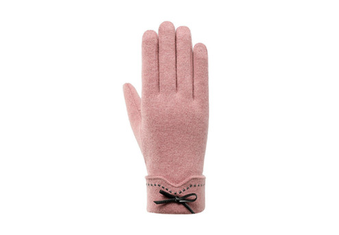Ladies Outdoor Wool Plus Velvet Korean Sports Riding Gloves