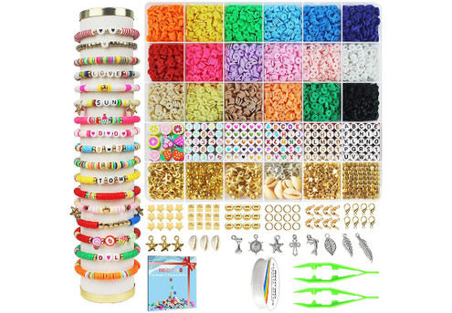 DIY Clay Beads Bracelet Making Kit - Option for Two Kits