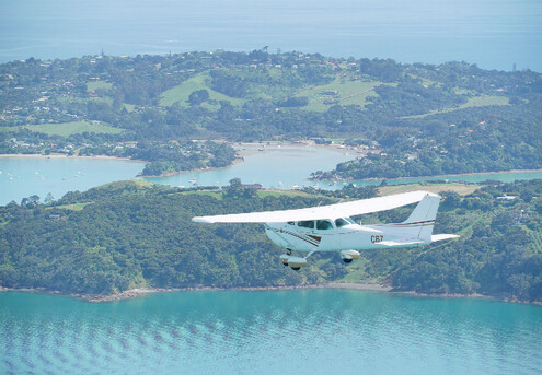 Waiheke Island Scenic Flight - Family Deal for Two Adults & One Child - Option for 45-Minute Flight