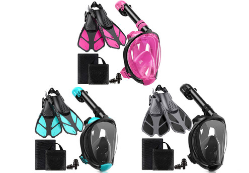 Snorkel Scuba Diving Set - Available in Three Colours