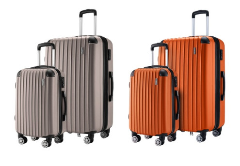 Two-Piece Luggage Suitcase Set - Two Colours Available