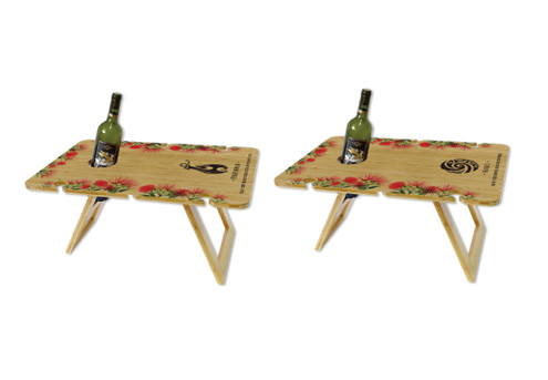 Bamboo Rectangle Picnic Table - Two Options Available