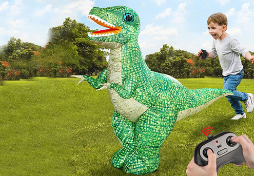 2.4GHZ Remote Control Inflatable Dinosaur Toy for Kids