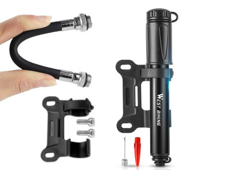 Mini Bike Hand Air Pump - Option for Two-Piece