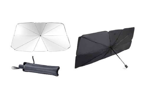 Car Windshield Sun Shade Umbrella - Option for Two-Pack