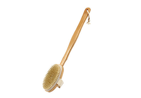 Wood Long-Handled Natural Cleaning Back Scrubber