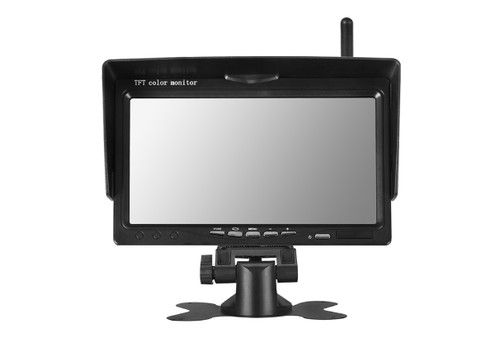 Seven-Inch Wireless Rear View Monitor with Two Wi-Fi Reverse Camera Kit