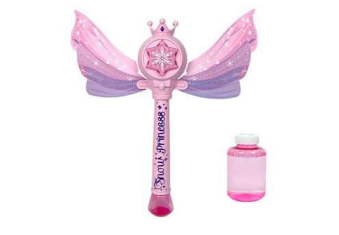 Princess Butterfly Magic Wand Bubble Machine Toy