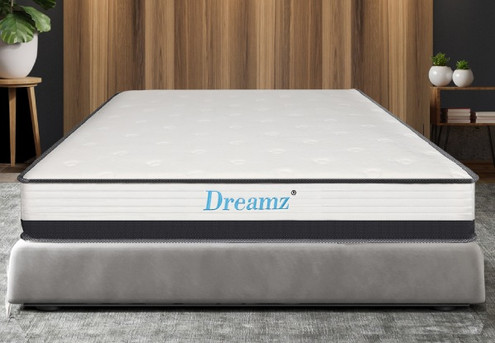 DreamZ 21cm Pocket Spring Single Mattress Foam Bed Top