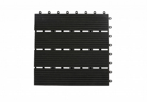 10-Piece Marlow Outdoor Decking Floor Plastic Tiles