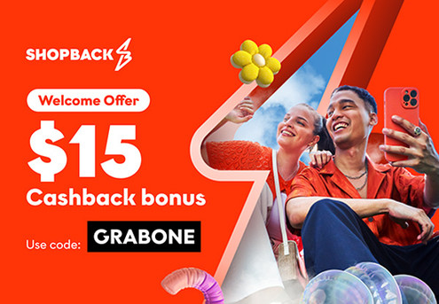 ShopBack Welcome Offer - $15 Cashback Bonus Use Code: GRABONE