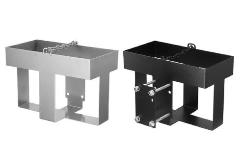 Lockable Metal Jerry Gas Can Holder - Two Colours Available