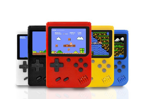 Retro Portable Game Console - Five Colours Available