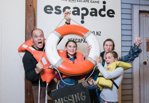 Entry to New Zealand's Number One Escape Room - Options for up to Six People & Family Entry Available