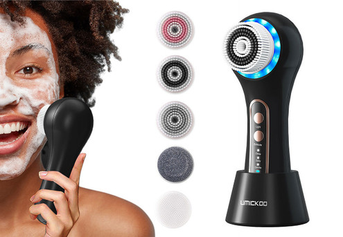 Rechargeable Rotating Facial Exfoliator Scrubber - Option for Two-Pack