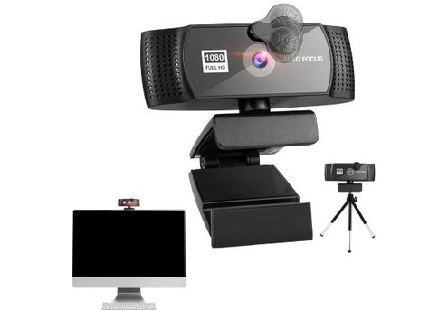 HD 1080P Webcam with Tripod